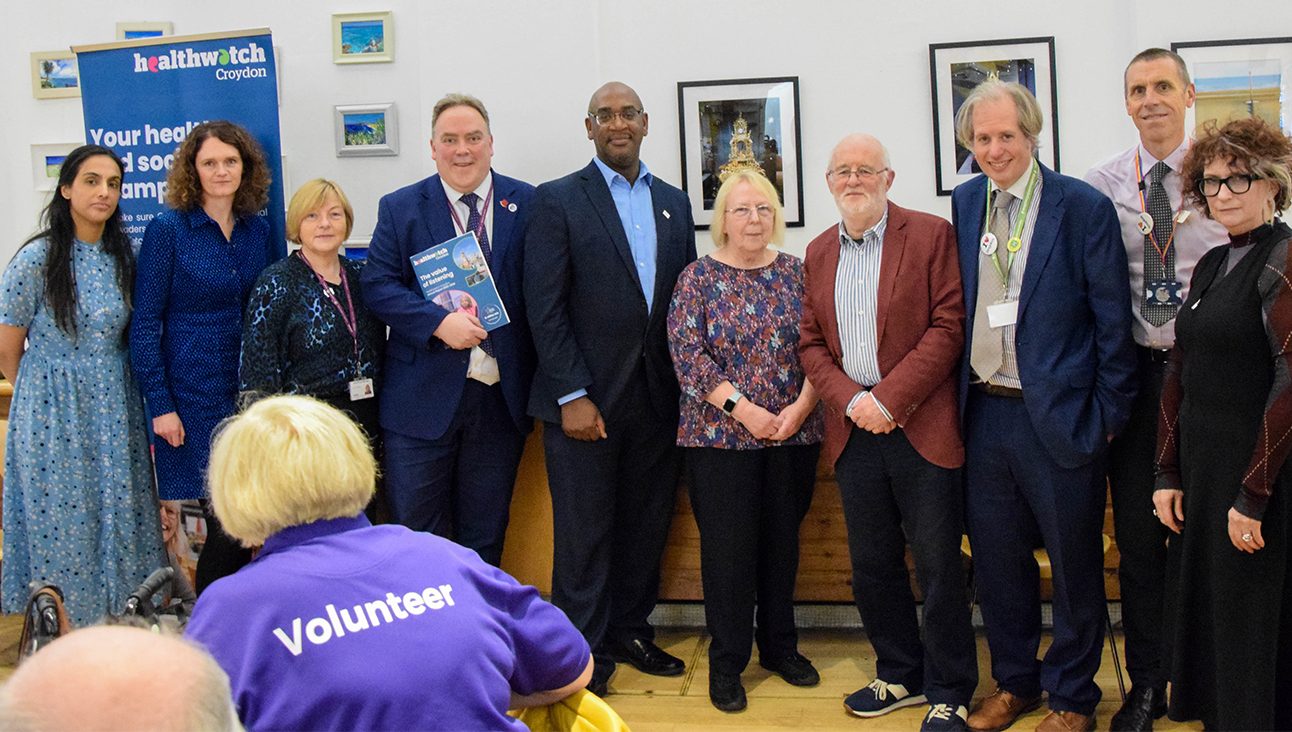 Participants pictured at Healthwatch Croydon AGM 2024