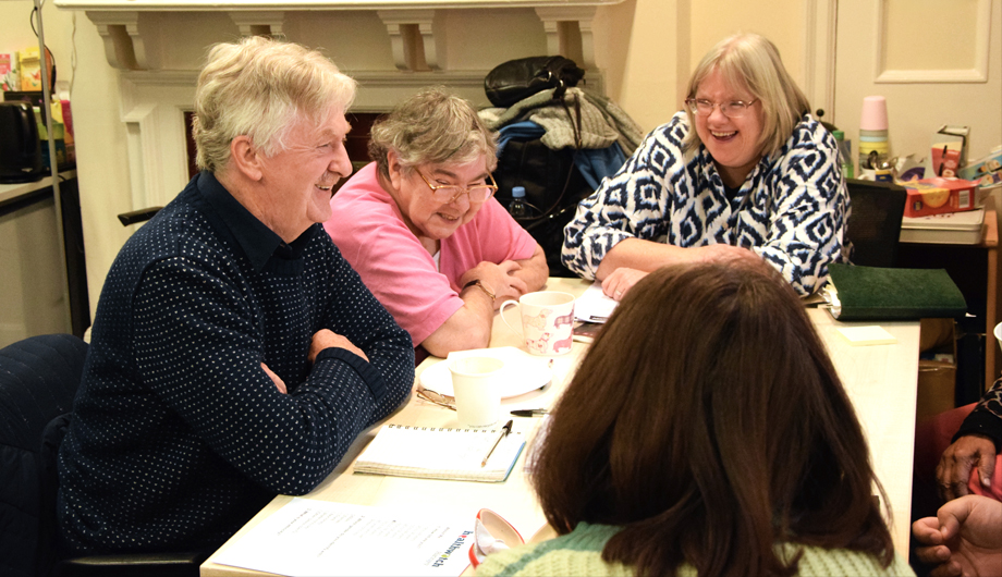 Jano Goodchild, Participation and Co-production Director at Public Voice, Engages Residents at meeting